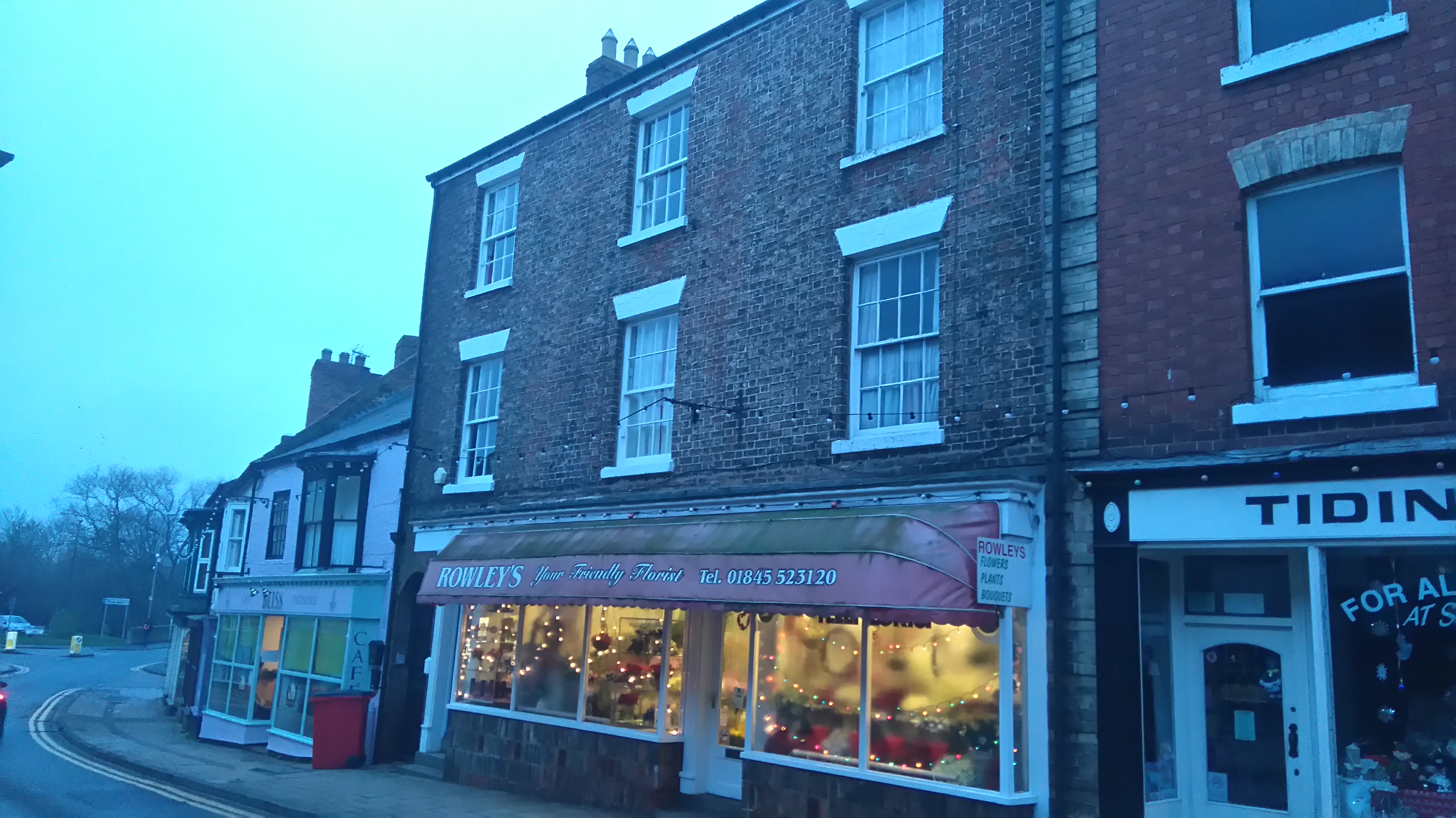Management survey to row of 7 shops and associated flats.